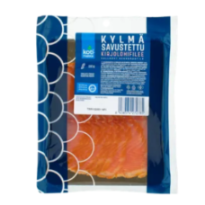 Филе радужной форели холодного копчения Kotimaista kylmäsavustettu kirjolohifilee viipaloitu 150 г Филе радужной форели холодного копчения Kotimaista kylmäsavustettu kirjolohifilee viipaloitu 150 г