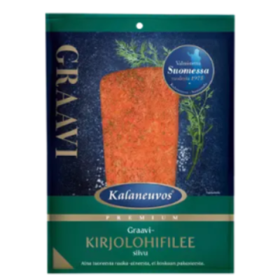 Филе радужной форели слабой соли Kalaneuvos Graavikirjolohifilee siivu 150 г