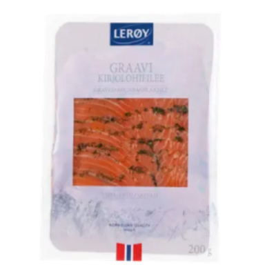 Филе форели слабой соли с укропом Leroy pakaste graavikirjolohifilee viipaloitu 200 г
