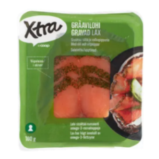 Филе лосося слабой соли с укропом и белым перцем Xtra graavilohiviipaleet 100 г