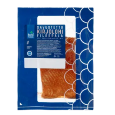 Копченое филе радужной форели Kotimaista savustettu kirjolohifileepala около 250 г