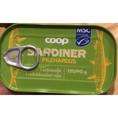 Сардины в масле Coop Sardiinit 120 г  Сардины в масле Coop Sardiinit 120 г