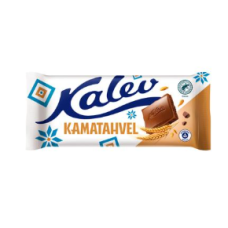 Плиточный шоколад  KALEV kamatahvel 100г