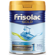 Молочная смесь Frisolac Gold 1 400г от 0 до 6 месяцев