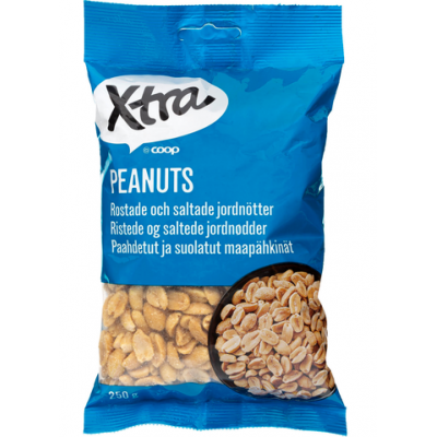 Арахис соленый X-Tra Peanuts 250 г