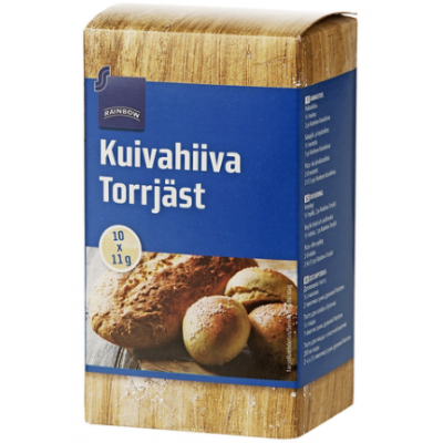 Сухие дрожжи Rainbow kuivahiiva 10 х 11 г