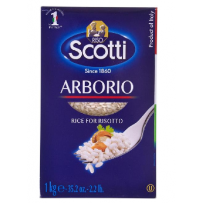 Рис для ризотто Riso Scotti Arborio 1кг