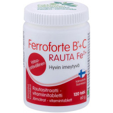 Витамины Ferroforte B + C 120шт препарат железа