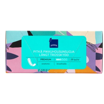 Прокладки ежедневные Rainbow Pitka Pikkuhousunsuoja 28 шт