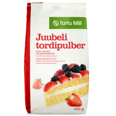 Мучная смесь для замеса теста TARTU MILL Tordipulber Juubeli 450 г