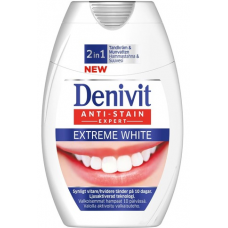 Зубная паста + жидкость для полоскания рта Denivit 2In1 Extreme White 75мл