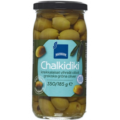 Оливки без косточек Rainbow Chalkidiki 350/185 г