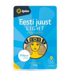 Эстонский маложирный сыр E-PIIM Eesti juust light 500г в нарезке без лактозы