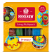 Цветовая гамма сахарной пасты Renshaw Sugar Fondant Paavarit Varilajiltelma 500г 5шт